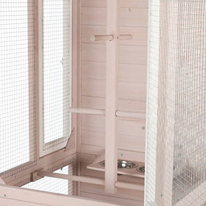 Trixie Pet Products Natura Aviary, Gray/White