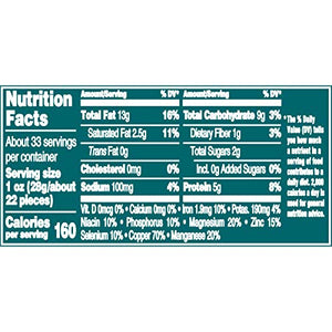 PLANTERS Fancy Whole Cashews with Sea Salt, 33 oz. Resealable Jar - Snack for Adults Made with Simple Ingredients - Good Source of Essential Nutrients - Kosher