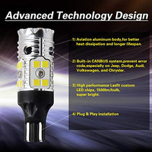 Load image into Gallery viewer, LASFIT 921 LED Bulb 912 T15 Reverse Back Up Light CANBUS Error Free Bulb 904 916 6000K Xenon White , 2022 New Upgrade Design(Pack of 2)
