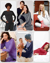 Load image into Gallery viewer, WEERTI Thermal Underwear for Women Long Johns Women with Fleece Lined, Base Layer Women Cold Weather Top Bottom（White XL）
