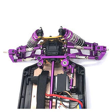 Load image into Gallery viewer, Fauge Metal Swing Arm Steering Cup Shock Tower Upgrade Accessories Kit for 144001 1/14 124019 1/12 RC Car Parts,Yellow
