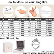 Load image into Gallery viewer, Newshe Engagement Wedding Ring Set for Women 925 Sterling Silver 1.5ct Princess White AAA Cz Size 6
