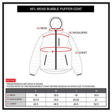 Load image into Gallery viewer, Ultra Game NFL New Orleans Saints Mens Full Zip Puffer Jacket, Black, Medium
