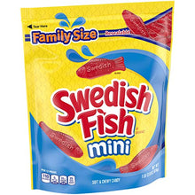 Load image into Gallery viewer, SWEDISH FISH Mini Soft &amp; Chewy Candy, Family Size, 1.8 lb
