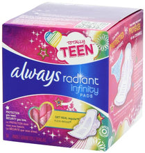 Load image into Gallery viewer, Always Totally Teen Always Radiant Infinity Pads, 14 Count
