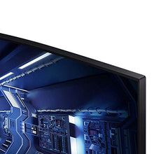 Load image into Gallery viewer, SAMSUNG 34-Inch Odyssey G5 Ultra-Wide Gaming Monitor with 1000R Curved Screen, 165Hz, 1ms, FreeSync Premium, WQHD (LC34G55TWWNXZA, 2020 Model), Black (Renewed)
