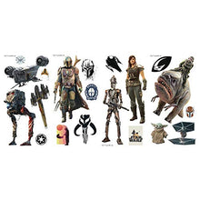 Load image into Gallery viewer, RoomMates RMK4458SCS Star Wars The Mandalorian Peel and Stick Wall Decals
