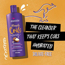 Load image into Gallery viewer, Aussie Miracle Coils Collection, Shampoo, Conditioner, Shaping Jelly &amp; Stretching Cream, For Curly Hair, Made with Australian Macadamia Nut Oil, Sulfate &amp; Paraben Free , White , 4 Piece Set
