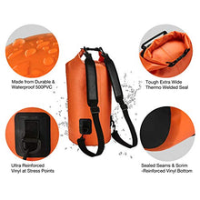 Load image into Gallery viewer, Piscifun Waterproof Dry Bag Backpack 20L Floating Dry Backpack with Waterproof Phone Case for Water Sports - Fishing Boating Kayaking Surfing Rafting Camping Gifts for Men and Women Orange
