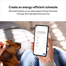 Load image into Gallery viewer, Google Nest Thermostat - Smart Thermostat for Home - Programmable Wifi Thermostat - Snow
