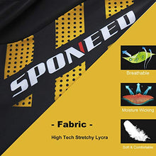 Load image into Gallery viewer, sponeed Cycling Shorts Padded Men Cycling Pants Riding Road Bike Underwear US S Gold Yellow

