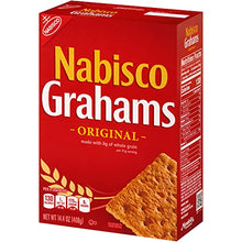 Load image into Gallery viewer, Nabisco Original Grahams, 12 - 14.4 Ounce Boxes (Pack of 12)
