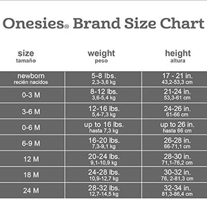 Onesies Brand Baby Boys' 6-Pack Long Sleeve Bodysuits, Dog, 12 Months