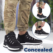 Load image into Gallery viewer, Ankle Holster for Concealed Carry – Secured and Comfortable – Enhanced Version – Ankle Holster for Glock 43 42 36 26 19, M&amp;P Shield Bodyguard, Ruger LCP LC9, Sig Sauer
