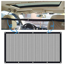 Load image into Gallery viewer, STARROAD-TIM Dog Car Barrier Vehicle Pet Barrier Backseat Mesh Dog Car Divider Net with Adjusting Rope and Hook Suitable for SUV Pickup and Small Car
