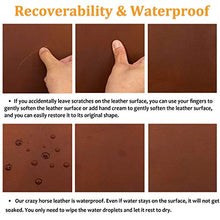 Load image into Gallery viewer, Muse Craft Flawless 12&#39;&#39;X24&#39;&#39; 5-6oz Dark Brown Tooling Leather Finished Full Grain Cowhide Leather Import A Grade Leather Hide 1.8-2.1mm Tooling Sewing Hobby Workshop Crafting Leather
