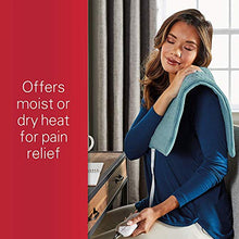 Load image into Gallery viewer, Sunbeam Heating Pad for Pain Relief | XL King Size SoftTouch, 4 Heat Settings with Auto-Off | Teal, 12-Inch x 24-Inch

