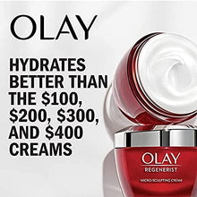 Load image into Gallery viewer, Olay Regenerist Micro-Sculpting Cream Face Moisturizer with Hyaluronic Acid &amp; Niacinamide (1.7 Oz) + Olay Regenerist Pore Scrub Cleanser (5.0 Oz) Skin Care Gift Set
