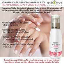 Load image into Gallery viewer, Hand Cream with Collagen, Essential Rose Oil, Keratin and Vitamin E - Anti-aging Lotion for Dry Aging Hands. For Silky Smooth Hands Skin Moisturizer by HerbXtract, 3.4 Fluid Ounces

