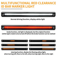 Load image into Gallery viewer, GemPro LED Tailgate Light Bar, Red Brake, DRL Whtie DRL&amp; Amber Sequential Turn Signal Truck Light Bar, Rear Bumper Marker Lights, Compatible with 2017-2020 Super Duty Ford F-Series F-250 F350
