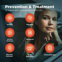 Load image into Gallery viewer, Reliefband Premier Anti-Nausea Wristband | FDA Cleared Nausea &amp; Vomiting Relief for Anxiety, Migraine, Motion Sickness (Car, Air, Train, Sea), Hangover &amp; Morning Sickness | Drug Free (Charcoal)
