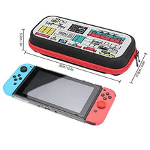 Load image into Gallery viewer, MUTAY Carrying Case for Nintendo Switch Cartoon Furniture Portable Protective Case for Switch Lite Switch Accessories Bundle Portable Travel Bag with 20 Game Storage Compatible

