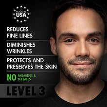 Load image into Gallery viewer, Tiege Hanley Men’s Skin Care System - Level 3 | Mens Routine Product Set: Face Wash, Anti Aging Serum, Day &amp; Night Moisturizer, Exfoliating Scrub &amp; Eye Cream | Tighten &amp; Hydrate Your Best Looking Skin
