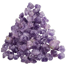 Load image into Gallery viewer, SUNYIK Natural Amethyst Rough Stone, Irregular Raw Crystal Point Loose Gemstone for Healing Reiki Jewelry Making Decoration 0.7”-1.5” 1lb (About 460grams)
