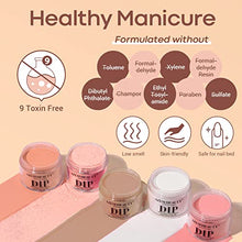 Load image into Gallery viewer, AZUREBEAUTY 17Pcs Dip Powder Nail Kit Starter Nude Skin Tones Champagne Glitter Pink Neutral Acrylic Dipping Powder Liquid Set with Base/Top Coat for French Nail Art Manicure Beginner Party Gift
