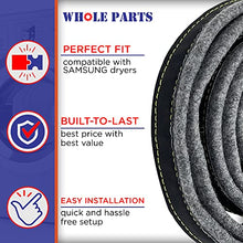 Load image into Gallery viewer, Whole Parts Dryer Drum Felt Gasket KIT Part # DC97-07618A (High Temperature LARGE Adhesive INCLUDED)- Replacement and Compatible with Some Samsung Dryers - Replaces AP4453798 - 2 Yr Warranty
