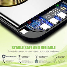 Load image into Gallery viewer, Wireless Portable Charger Power Bank 25000mAh - High Capacity with LCD Digital Display,3 USB Output &amp; Dual Input External Battery Pack Compatible with Smart Phones,Android Phone,Tablet and More
