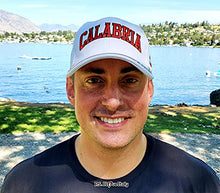 Load image into Gallery viewer, Calabria White Baseball Cap – Colorful Italian Hat - Italy Collection of Italian Pride Products at PSILoveItaly
