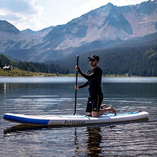 Load image into Gallery viewer, FunWater Inflatable 10'6×33"×6" Ultra-Light (17.6lbs) SUP for All Skill Levels Everything Included with Stand Up Paddle Board, Adj Floating Paddles, Pump, ISUP Travel Backpack, Leash,Waterproof Bag

