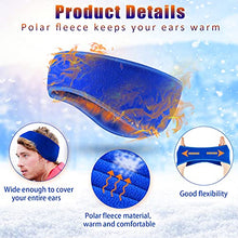 Load image into Gallery viewer, 6 Pieces Winter Neck Gaiters Fleece Neck Warmers Thermal Face Scarf Drawstring Neck Scarf and 6 Pieces Ear Warmers Headbands Ear Muffs Head Wrap Fleece Ear Muffs for Men Women Outdoor Activities
