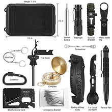 Load image into Gallery viewer, Verifygear Survival Kit, 17 in 1 Professional Survival Gear Tool Emergency Tactical First Aid Equipment Supplies Kits for Men Women Families Hiking Camping Adventures
