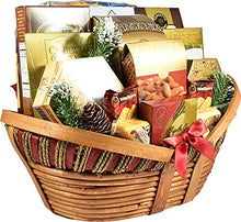 Load image into Gallery viewer, Home For The Holidays Meat and Cheese Gift Basket Filled with Wisconsin Sausages and Cheeses and So Much More for Christmas (Large), 10 Pounds
