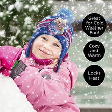 Load image into Gallery viewer, Disney Little Winter Hat, Kids Gloves or Toddlers Mittens, Frozen Elsa and Anna Baby Beanie for Boy Girl Ages, Blue/Pink, Age 4-7
