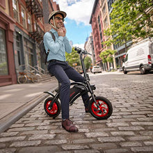 Load image into Gallery viewer, Jetson Bolt Folding Electric Bike, Black - with LCD Display, Lightweight &amp; Portable with Carrying Handle, Travel Up to 15 Miles, Max Speed Up to 15.5 MPH

