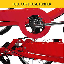 Load image into Gallery viewer, Adult Tricycles Three Wheel Trike Bike Cruiser 7 Speed, Adult Trikes 24 inch Wheels Low Step-Through with Cargo Basket/Full Assembly Tool for Women, Men, Seniors (Cool Red, 26'' Wheel)
