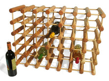 Load image into Gallery viewer, J.K. Adams JK Adams Wood Stackable Storage Holder Modular Wine Rack with Natural Pins, 40 Bottle, Maple
