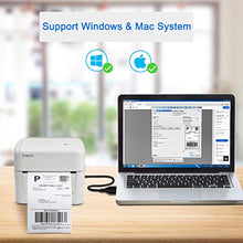 Load image into Gallery viewer, FungLam Label Printer, High Speed USB Direct Thermal Label Printer for Amazon, Ebay, Etsy, Shipify Labeling, 4x6 Shipping Label Printer, Thermal Printer, White
