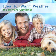 Load image into Gallery viewer, Two-Person Popup Tent - 2 to 3-Season Lightweight Dome Tent for Camping Accessories - Includes Rainfly and Carrying Bag by Wakeman Outdoors
