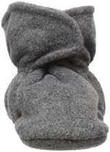 Load image into Gallery viewer, Hudson Baby Unisex Cozy Fleece Booties, Dark Gray, 6-12 Months
