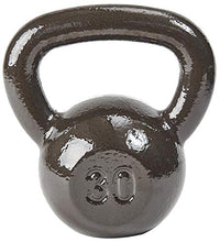 Load image into Gallery viewer, Everyday Essentials All-Purpose Solid Cast Iron Kettlebell, Gray
