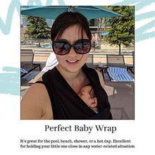 Load image into Gallery viewer, Vlokup Baby Wrap Sling Carrier for Newborn, Infant, Toddler, Kid | Breathable Lightweight Stretch Mesh Water Sling | Nice for Summer, Pool, Beach, Swimming | Perfect Shower Gift LightGray
