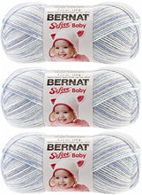 Load image into Gallery viewer, Bernat 166031-31129 Softee Baby Yarn - Ombres - Blue Flannel3
