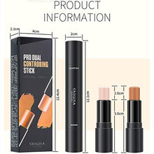 Load image into Gallery viewer, ONLYOILY Contour Stick,Concealer Contour Highlighter Stick,Cruelty Free Makeup,double-end face concealer contouring sticks cream, Waterproof Professional Makeup Cream Contour Stick Halloween (01)
