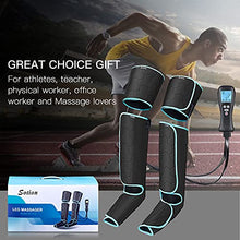 Load image into Gallery viewer, Sotion Pro Leg Massager, for Circulation and Relaxing Muscles,Foot Calf Thigh Massage Air Compression Machine with Convenient Travel Bag,Sequential Therapy Device Gifts for Dad and Mom
