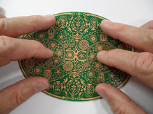 Load image into Gallery viewer, Meditation &amp; Mindfulness Spiritual Sacred Geometry Tool for Healing Wisdom Harmonic &amp; Light Body Activation - Powerforms Copper Portal 5.75” x 4.25”
