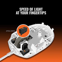 Load image into Gallery viewer, Cooler Master MM720 White Glossy Lightweight Gaming Mouse with Ultraweave Cable, 16000 DPI Optical Sensor, RGB and Unique Claw Grip Shape
